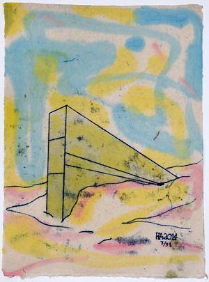 Global Seed Vault, Svalbard Monoprint 3/31